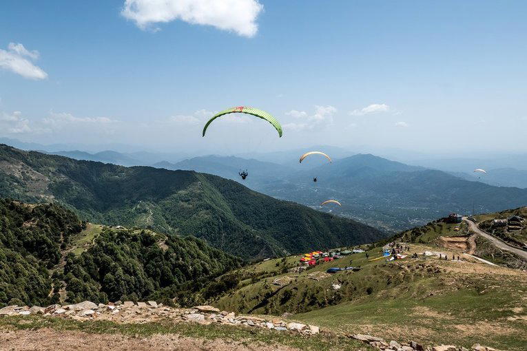 Paragliding at Mcleodganj Bir Billing